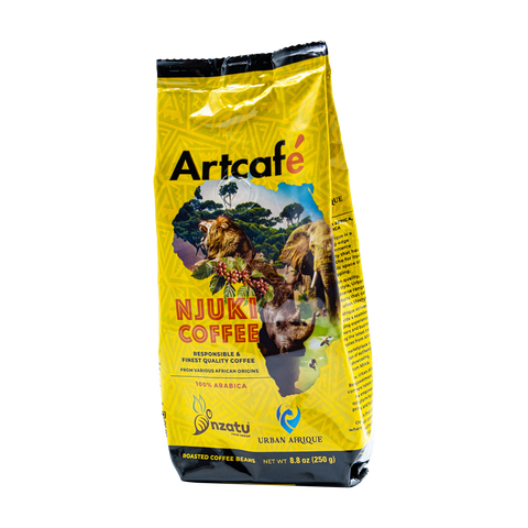 Pacchetto caffè in grani "Njuki"