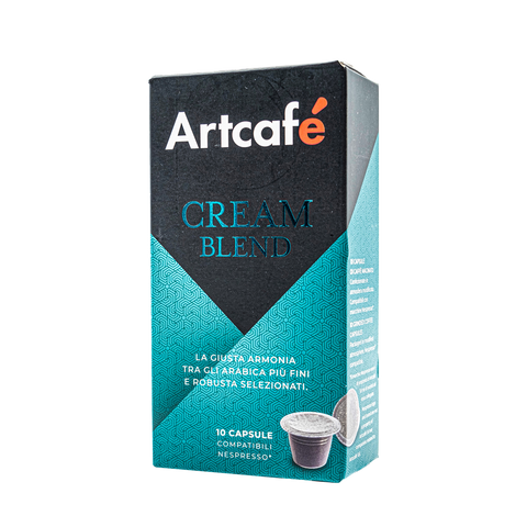 Capsule Artcafé Cream Blend compatibili con le macchine Nespresso® "Cream"