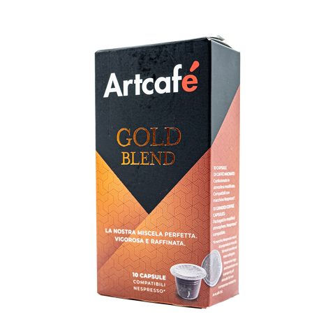 Capsule Artcafé Gold Blend compatibili con le macchine Nespresso® "Gold"